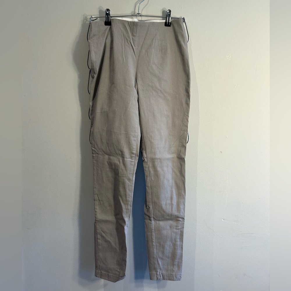Calvin Klein Light Grey Cropped Slacks - Size 4